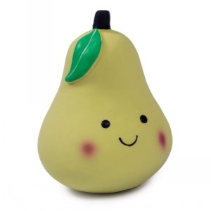 DOG TOY FOODIE FACE LATEX PEAR